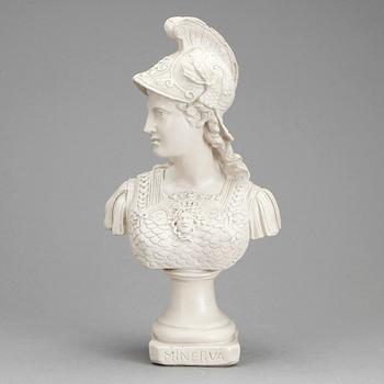 BYST, "Minerva", gips, 1900-talets andra hälft.