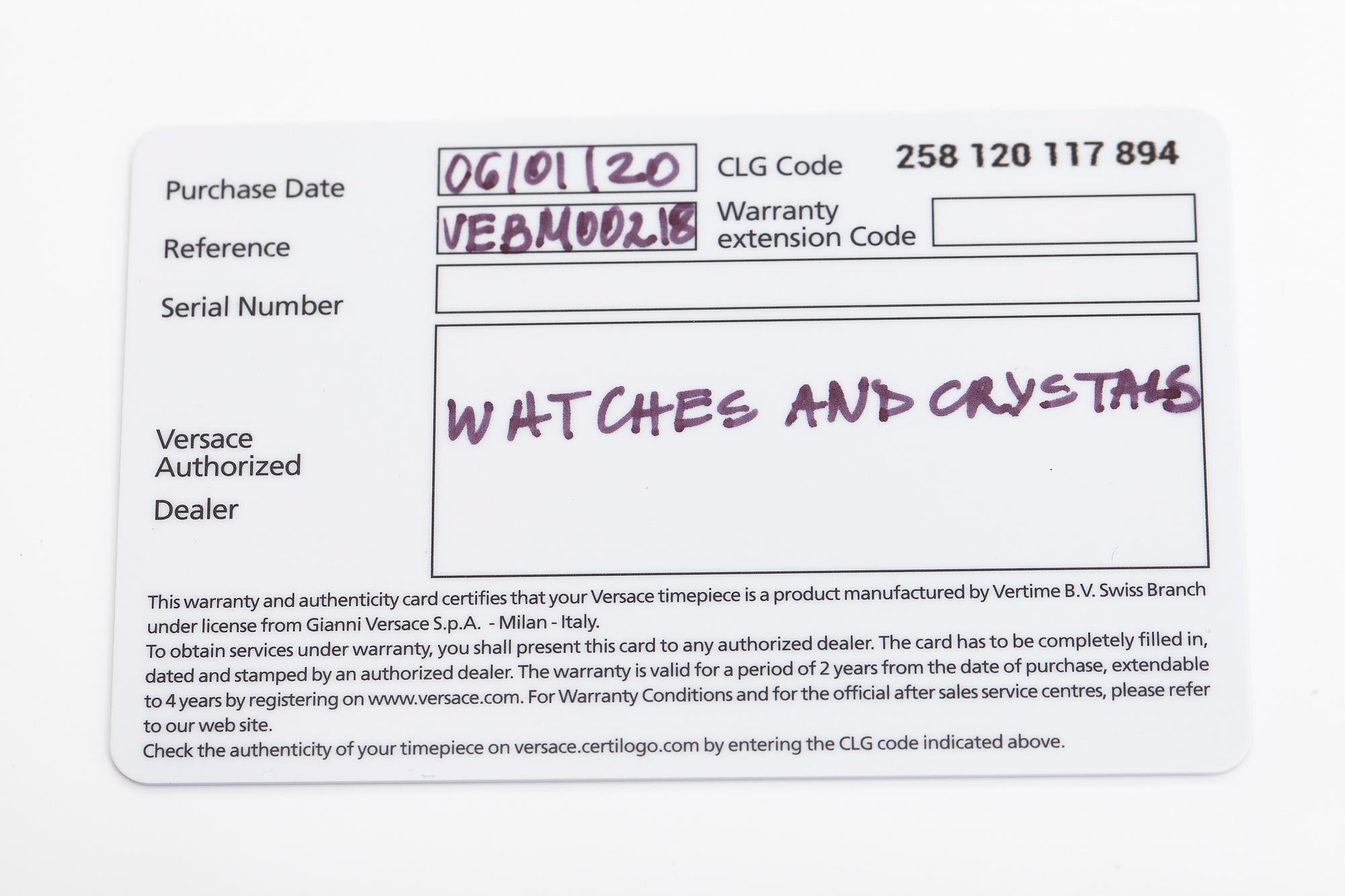 VERSACE, Shadov, armbandsur, 38 mm.