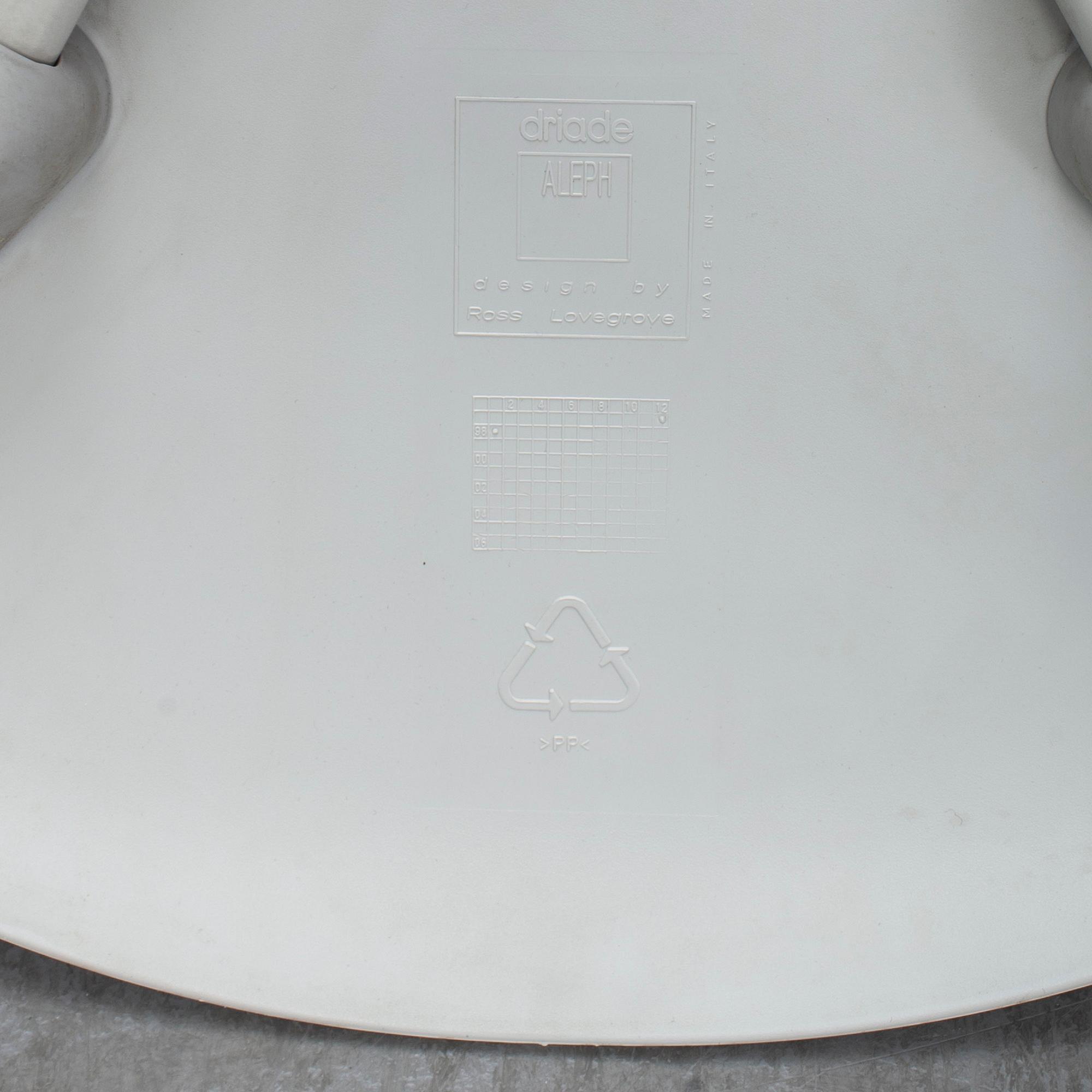 ROSS LOVEGROVE, matbord + stolar, 5 delar, "Driade Bluebelle", för Driade Aleph Italien, 1998.