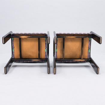 EERO AARNIO, A dinner table and four chairs "Flamingo" for Asko.