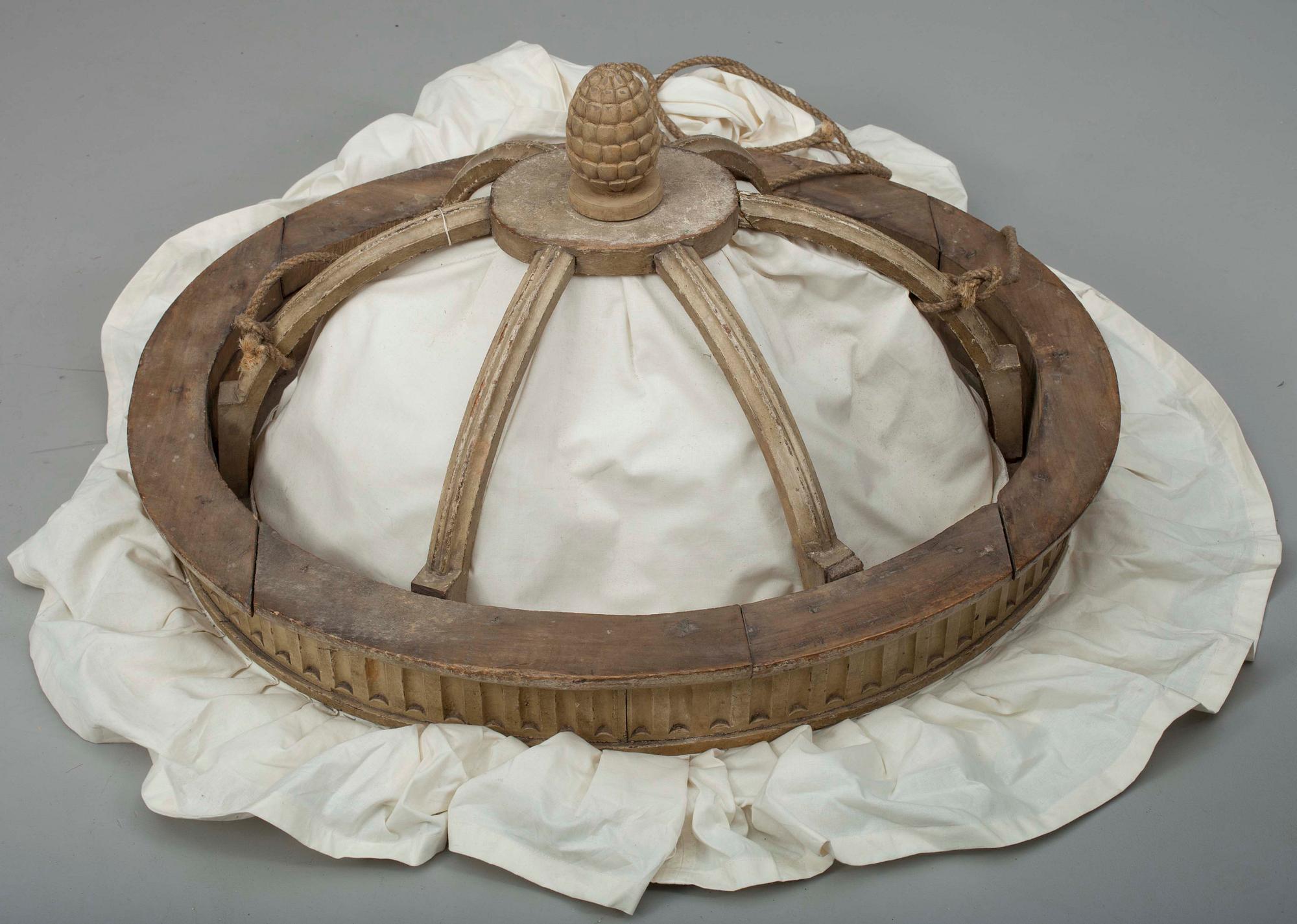 SÄNGHIMMEL, gustaviansk, sent 1700-tal.