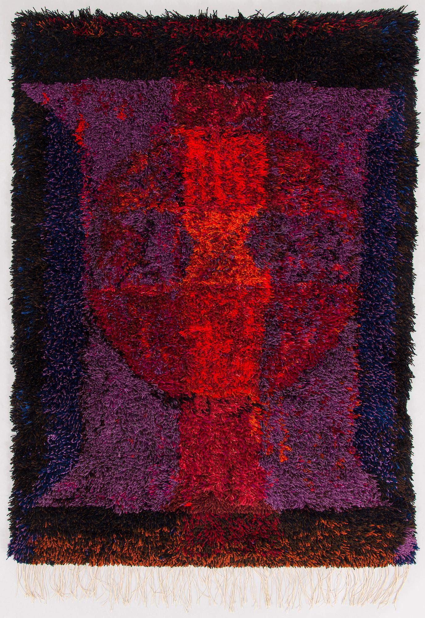 Leena-Kaisa Halme, rya, modell för Neovius. Ca 150 x 105 cm.