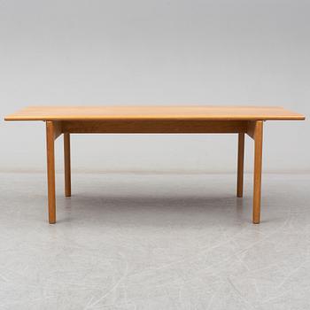 A second half of the 20th century oak coffee table by Hans J Wegner, Andreas Tuck, Denmark.