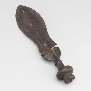 Ceremonial knife, Kuba Ikula, DR CONGO.