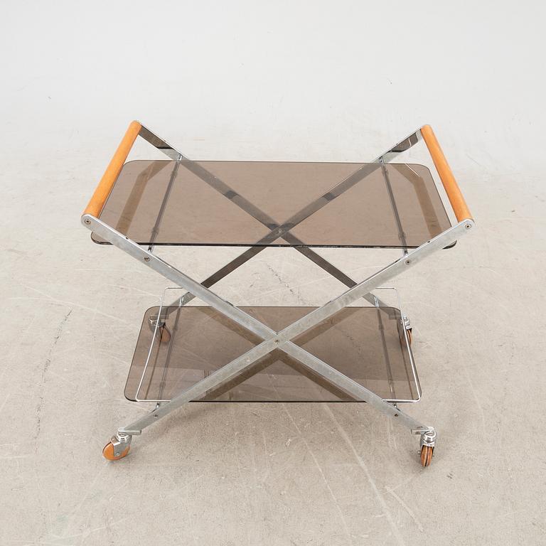 Serving cart late 20th century.