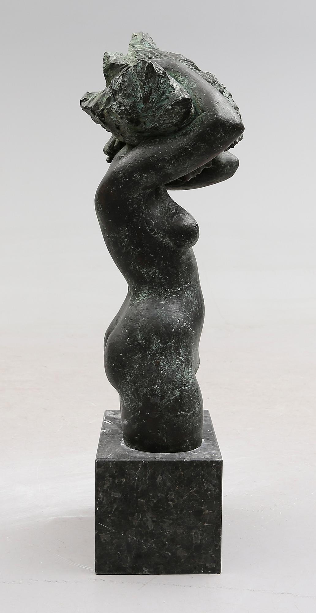 SKULPTUR, brons, Eilif Mikkelsen, Norge.