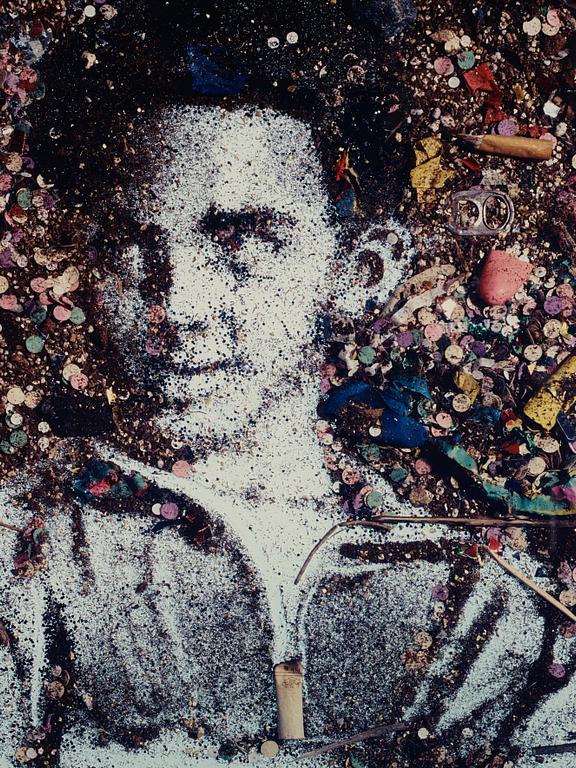 Vik Muniz, "Aftermath (Emerson) - from the project Children of Brazil", 1998.