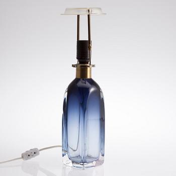 LAMPFOT, glas, Carl Fagerlund, signerad Orrefors RD 1406. 1900-talets senare hälft.