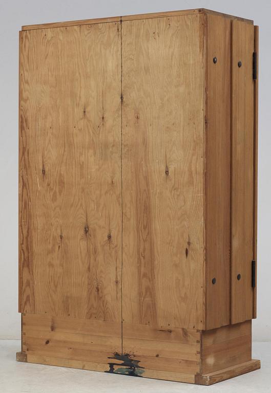 An Axel Einar Hjorth stained pine cabinet, 'Lovö' Nordiska Kompaniet (NK), 1930's.