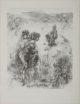 HANS BELLMER, litografi, signerad med blyerts och numrerad 34/100.
