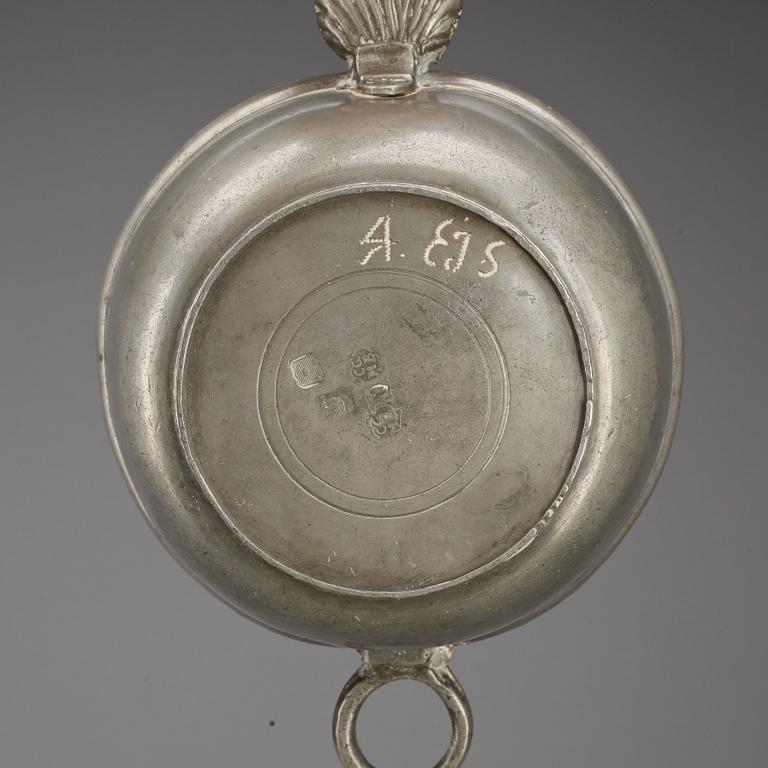 MATSKÅL, tenn, Carl Gustaf Malmborg, verksam 1767-1806 i Stockholm.