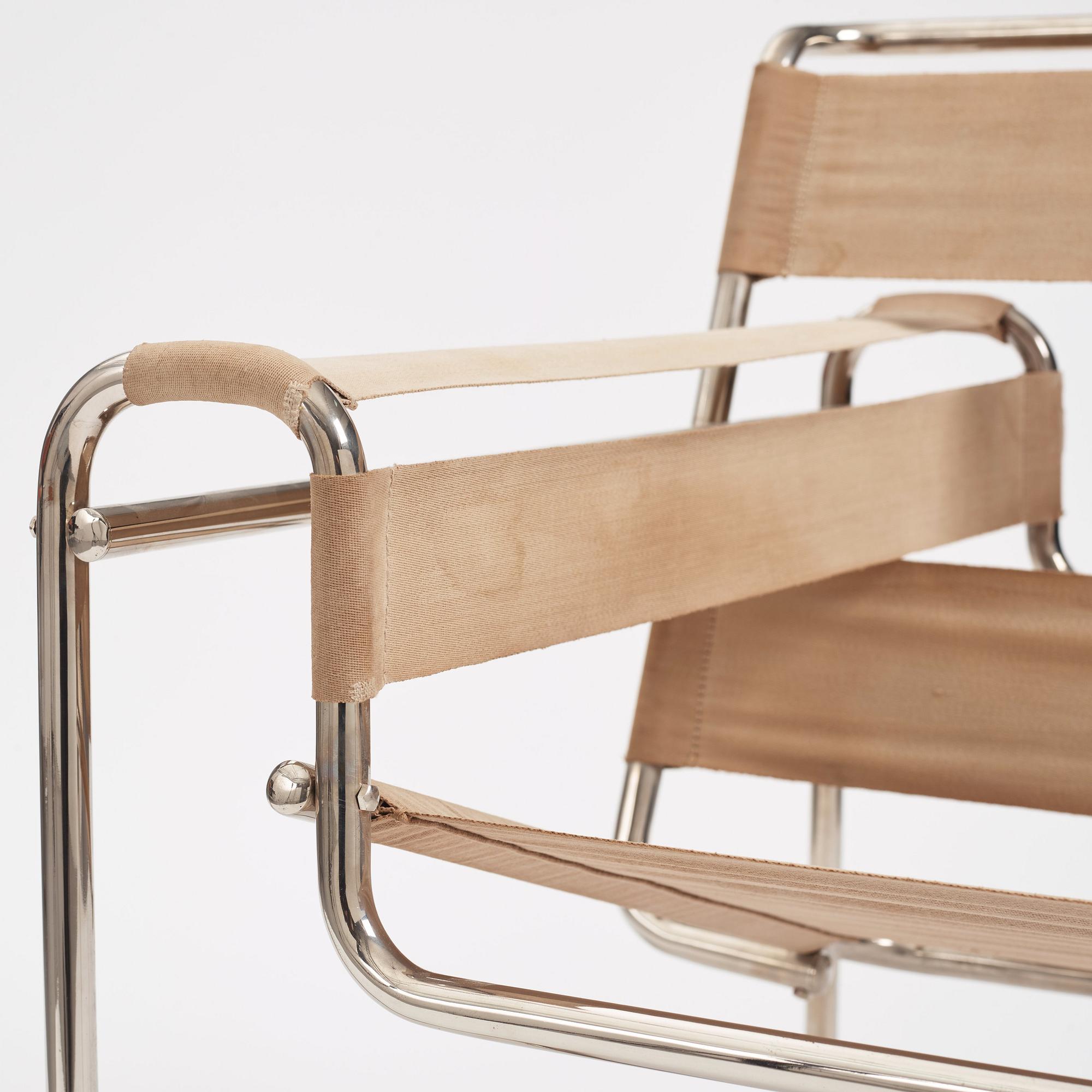 Marcel Breuer, a "B3", easy chair, Standard Möbel, Germany ca 1927-1928.