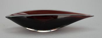 SKÅL, glas, sign. K. Franck, Nuutajärvi Notsjö -52.