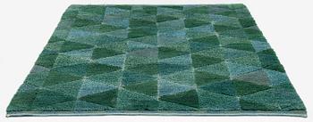 Ingrid Hellman-Knafve, a knotted pile in relief carpet, c. 235 x 164 cm, unsigned.
