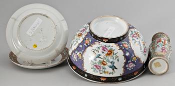 PARTI PORSLIN, 4 delar, porslin, Kina. 1800/1900-tal.