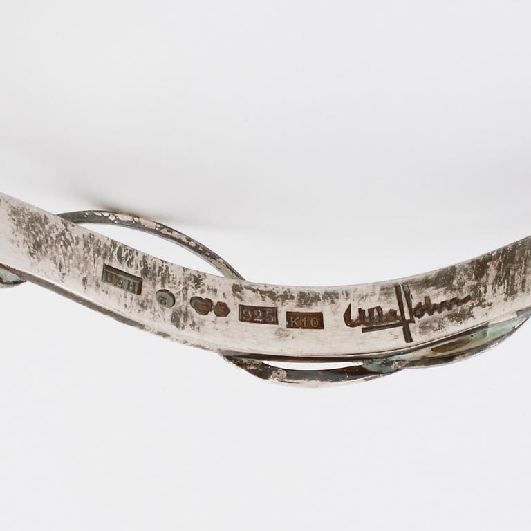 A bracelet by Ulla Holm, Göteborg, 1984.