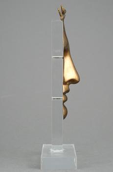 FERNANDEZ ARMAN, skulptur, guldpatinerad brons, signerad och numrerad 115/200. Utförd 1986.