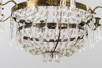 A CHANDELIER, first half of 20th century.