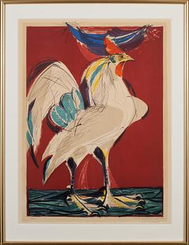 PAUL RENÉ GAUGUIN, färglitografi, signerad, daterad 1956 och numrerad 7/260.