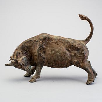 PIERRE CHENET, a bronze sculpture, signed.