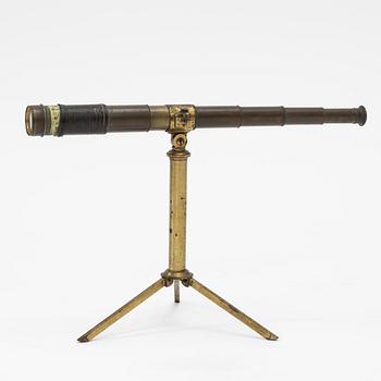 Telescope on stand, R Field & Son Birmingham, mid-19th century.