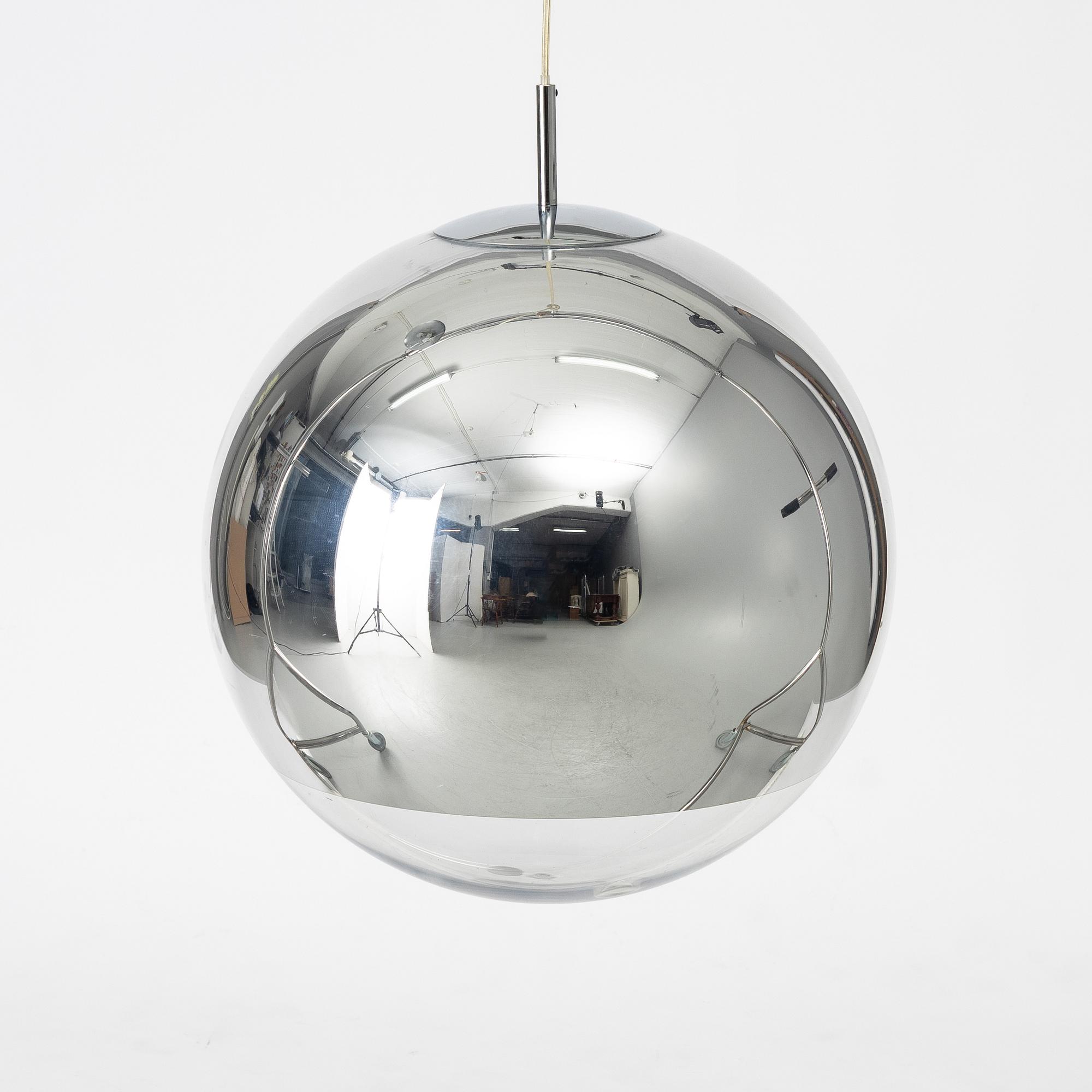 Tom Dixon, taklampa, "Mirror Ball", 2000-tal.