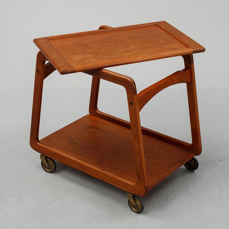 A teak drinks trolley, Sika Möbler, Denmark, 1950's/60's.