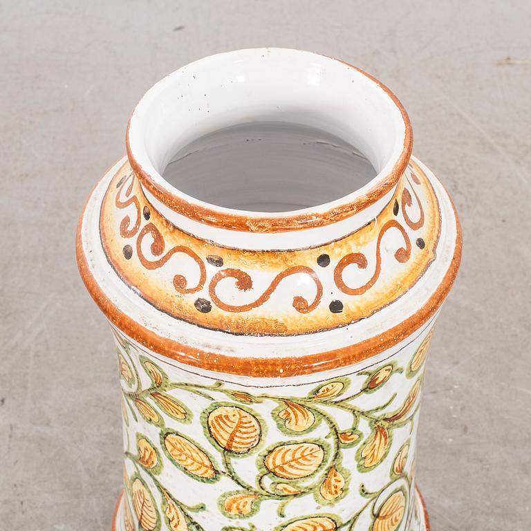 An mid 20th century ceramic floor vase, Firenze Italy.