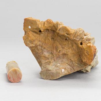 A 20th century Chinese soapstone sculpture.