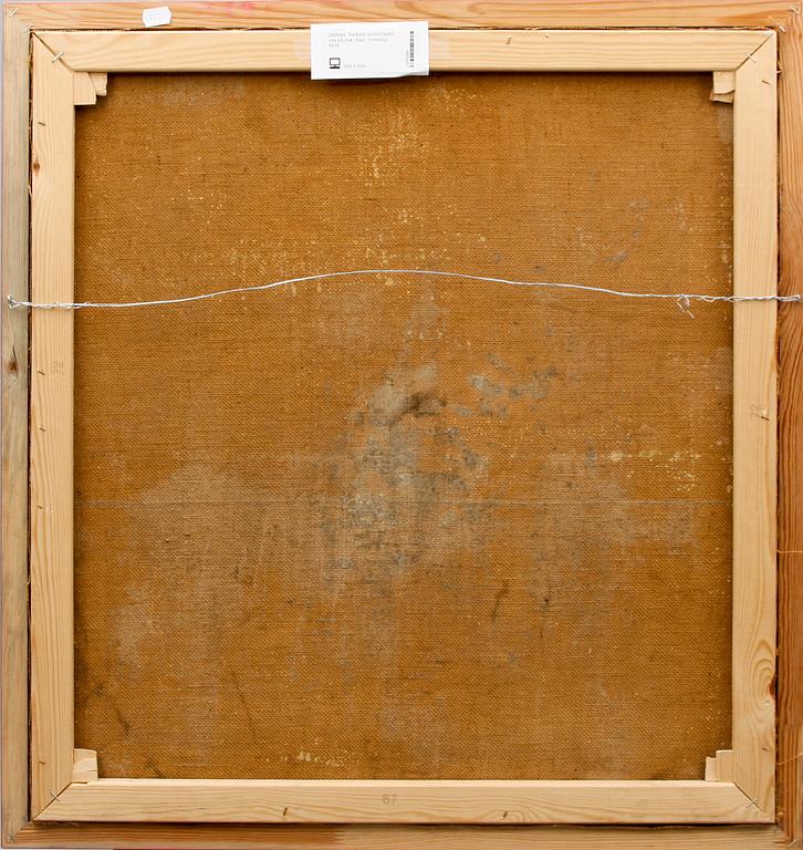 OKÄND KONSTNÄR, olja på duk. Sign. Omkring 1900.