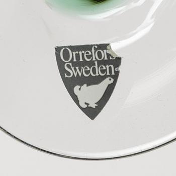Gunnar Cyrén, 12 wine glasses, "Nobel", Orrefors,