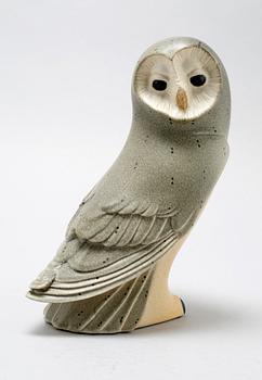 Three stoneware figurines by Gustavsberg, from the late 20th century.
