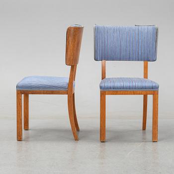 Stolar, 6 st, funkis, 1930/40-tal.