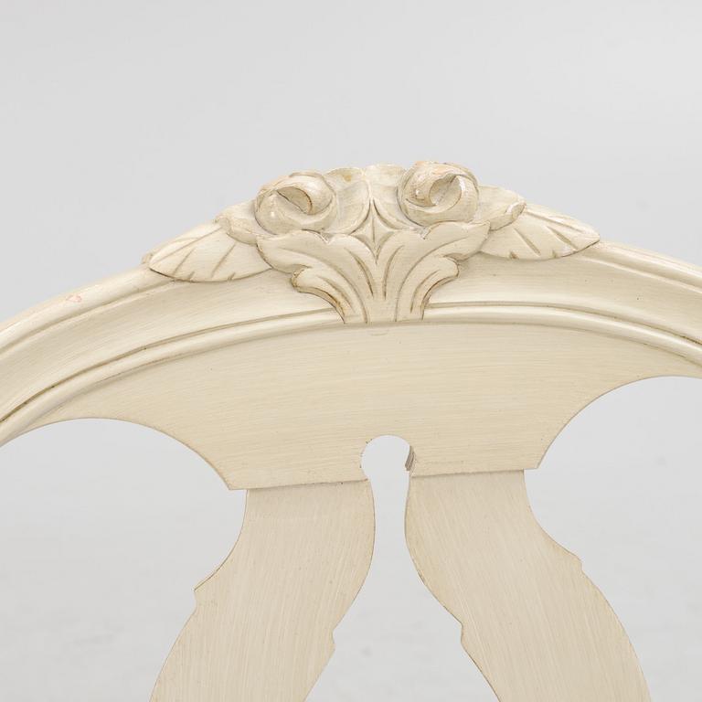 Stolar, 10 st, gustaviansk stil, Åmells Möbler.