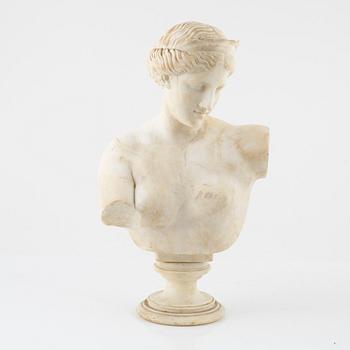 Sculpture, alabaster, circa 1900.