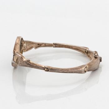 Siro Koru, bracelet sterlingsilver with labradorite.