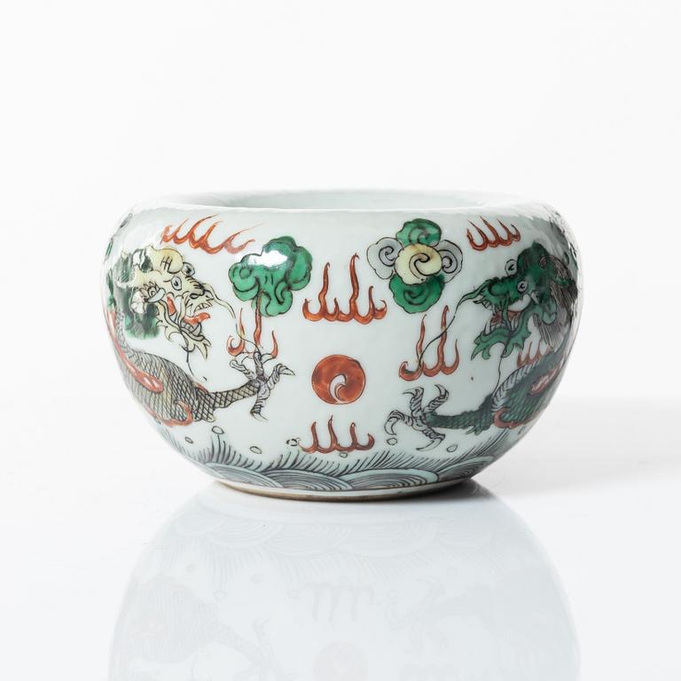 Penselbad, porslin, Kangxistil, 1900-tal.