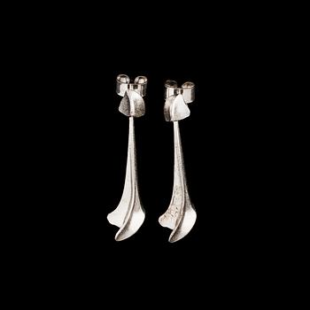 307. Zoltan Popovits, A PAIR OF EARRINGS "Calliope" sterling silver, Lapponia 1985.