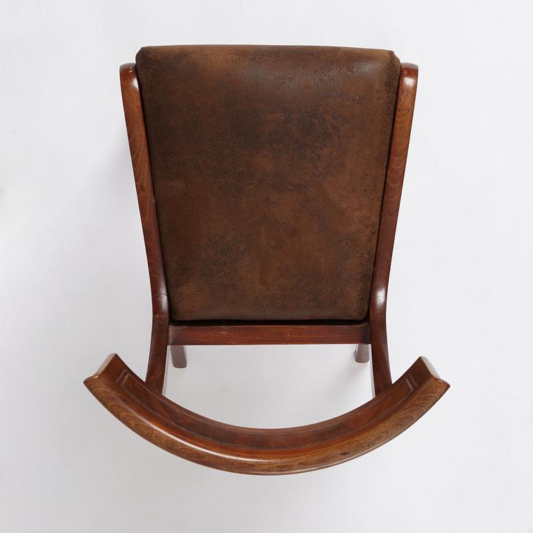 A Klismos chair, Copenhagen first half 19th century.