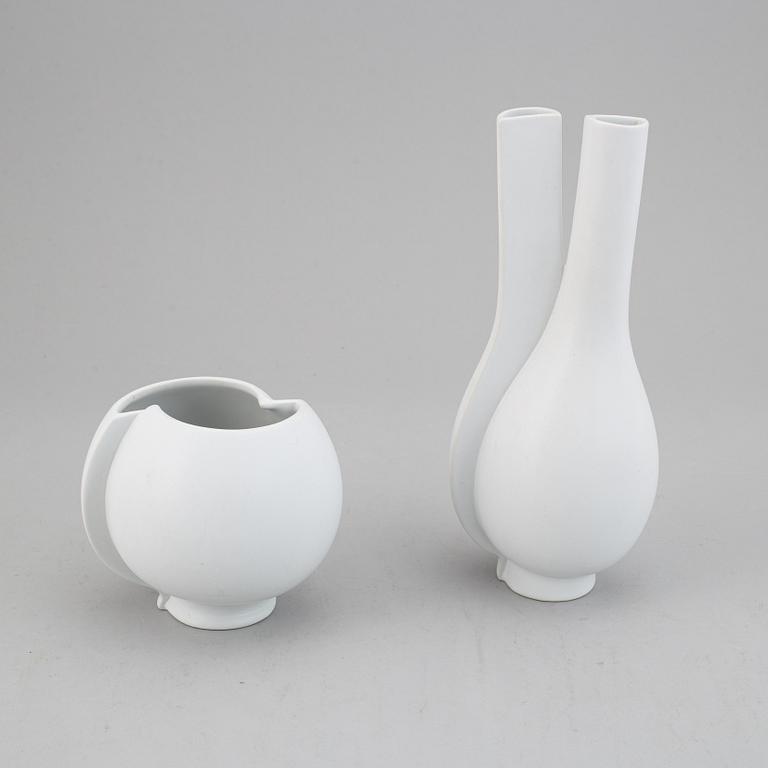 Wilhelm Kåge, two vases, "Surrea", Gustavsberg.