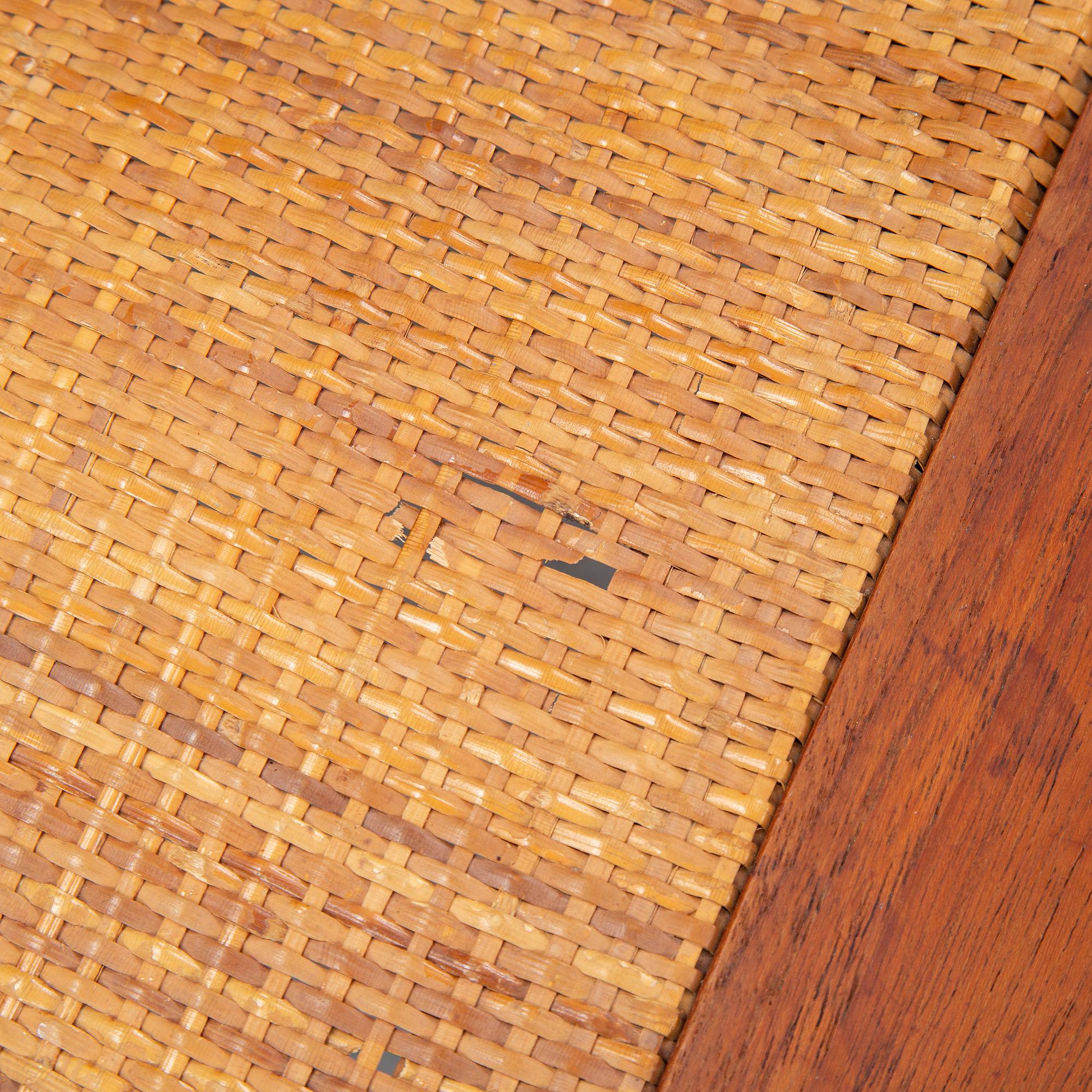 Peter Hvidt & Orla Molgaard Nielsen, a 'Minerva' teak table, France & Son.