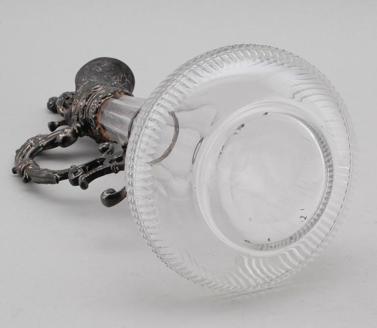 VINKARAFF, glas och metall, omkring år 1900.