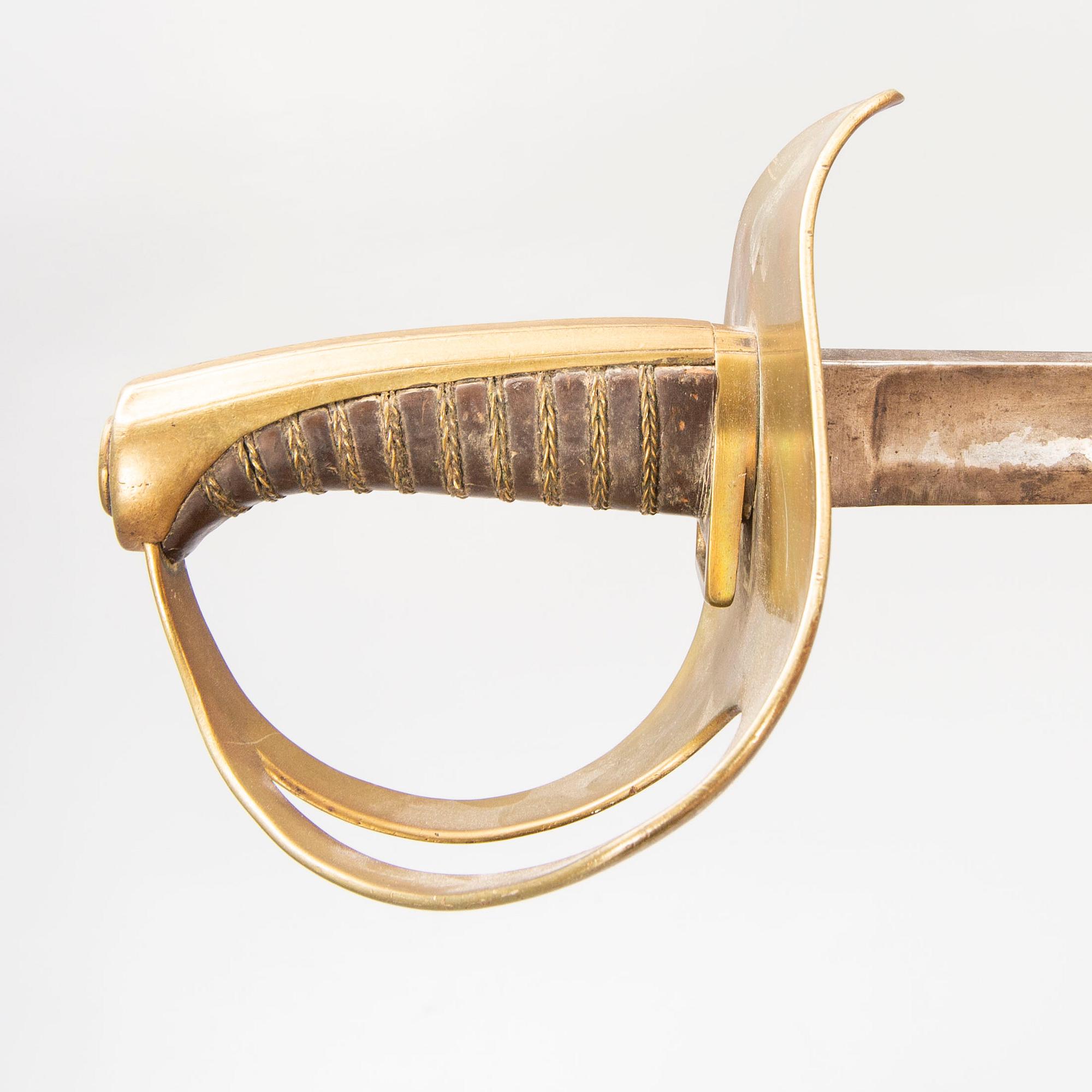 A pair of Swedish cavalry swords 1854 pattern.