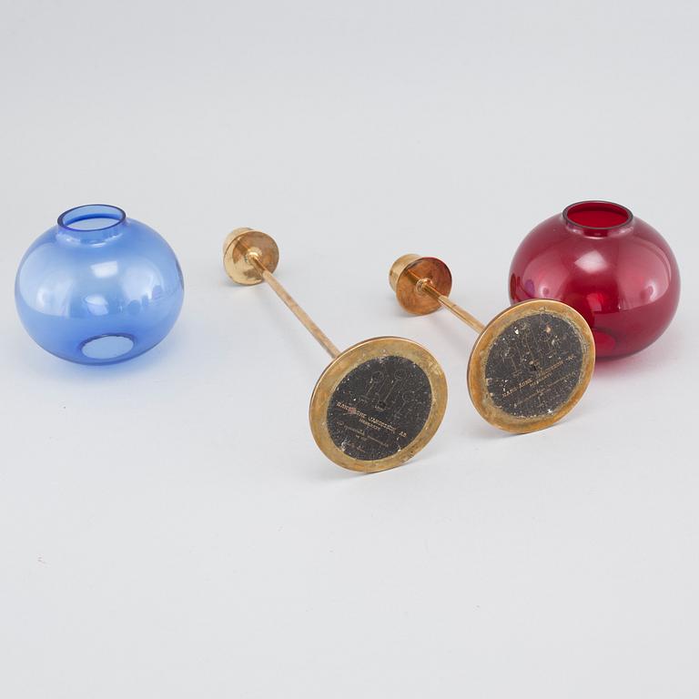 HANS-AGNE JAKOBSSON, ljuslyktor, 2 st, Markaryd, 1900-talets andra hälft.