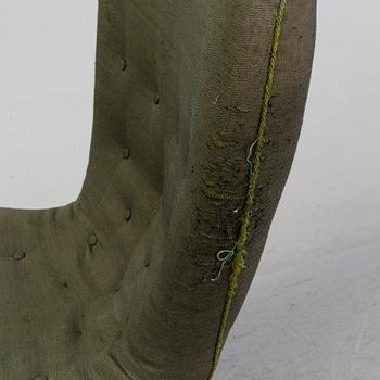 A Swedish Modern 'Clam Chair'/ 'Muslingestol', 1940's-50's.