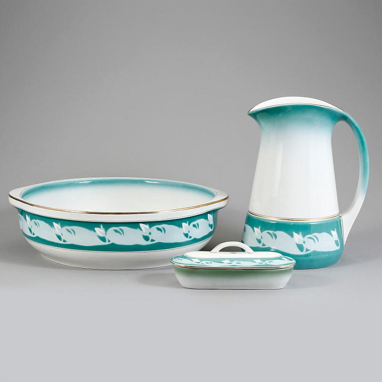 TVÄTTSERVIS, Göteborgs porslinsfabrik, jugend.