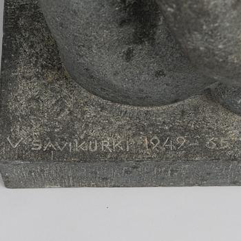 VILJO SAVIKURKI, A GIRL SITTING.