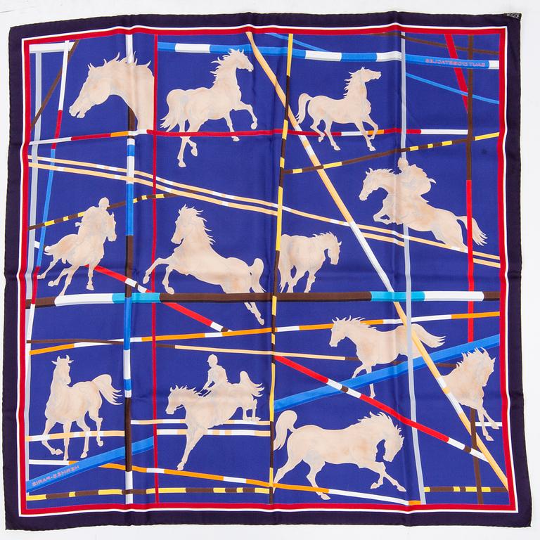 HERMÈS, "Saut d'Obstacles", SCARF.