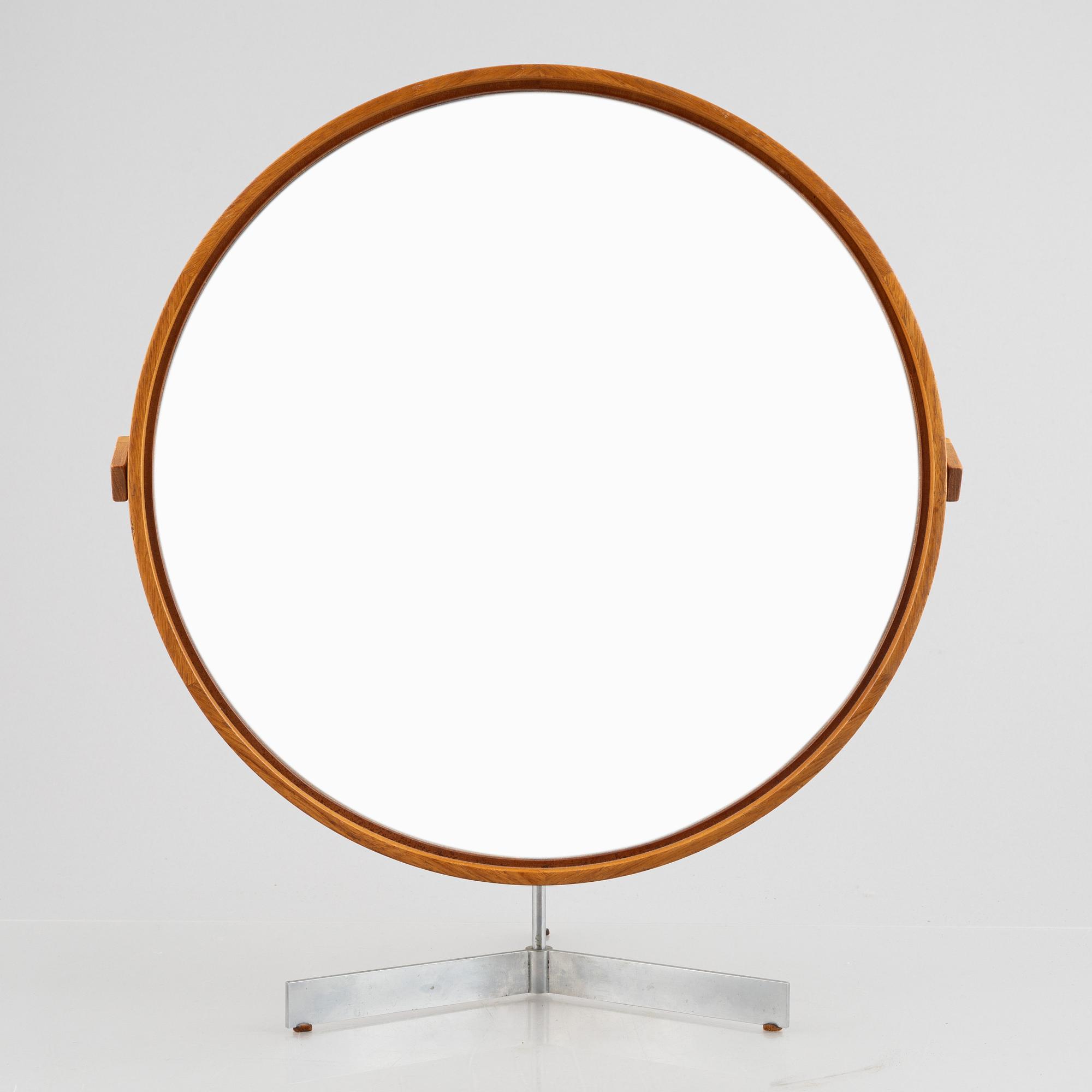 Uno & Östen Kristiansson, table mirror, for Luxus, Vittsjö, Sweden 1960s.