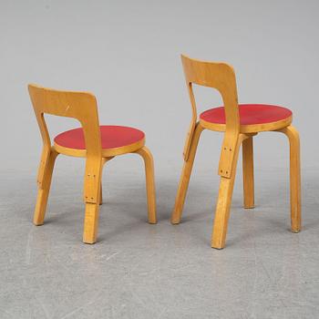 ALVAR AALTO, 4+ 2 children chair.